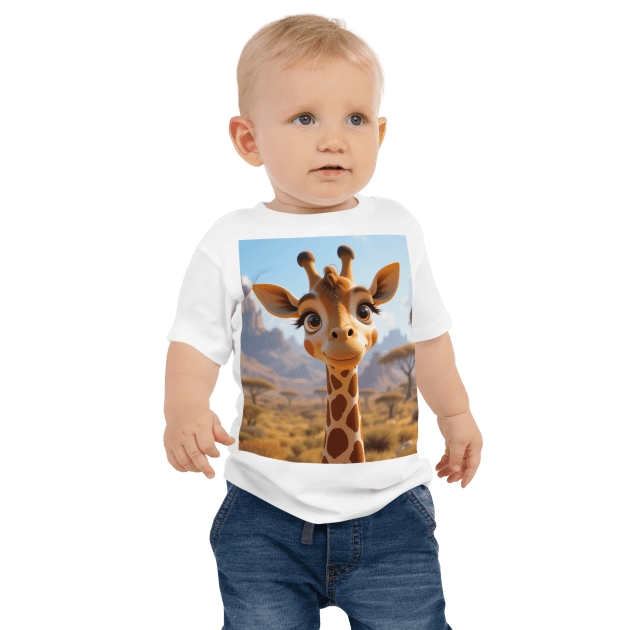 Giraffe Baby T-Shirt  | Organic Cotton | 2T to 4T