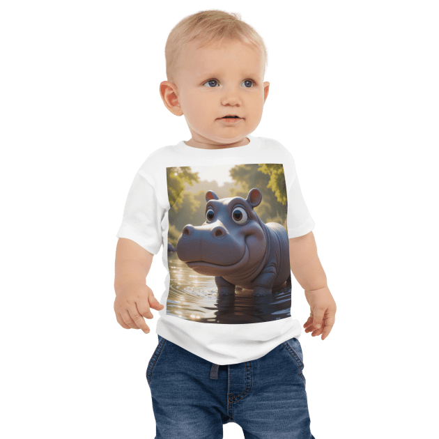 Hippo Baby T-Shirt  | Organic Cotton | 2T to 4T