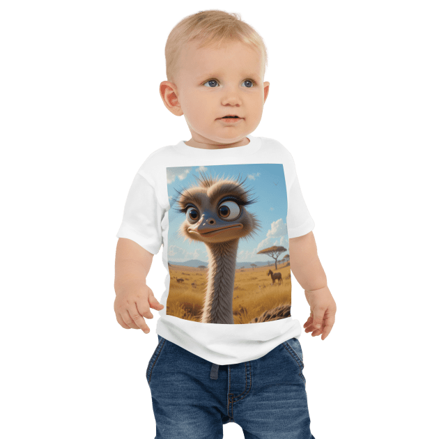 Ostrich Baby T-Shirt  | Organic Cotton | 2T to 4T