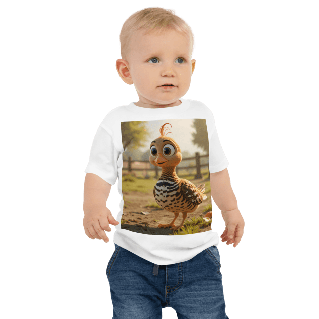 Quail Baby Jersey Short Sleeve Tee - Organic Cotton | 6M to 24M