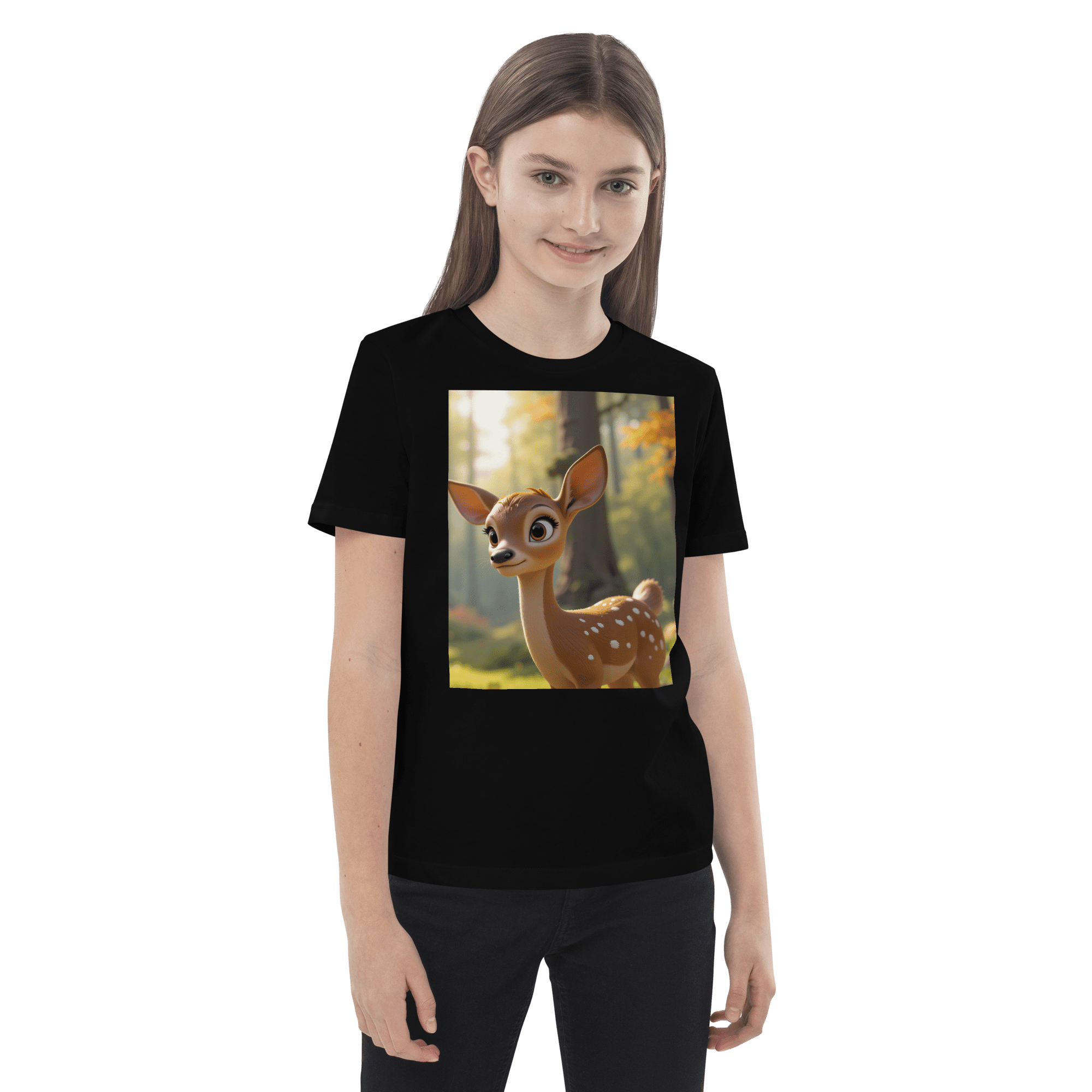 Deer Organic Cotton Kids T-Shirt | Organic Cotton | 2T to 4T - Image 2