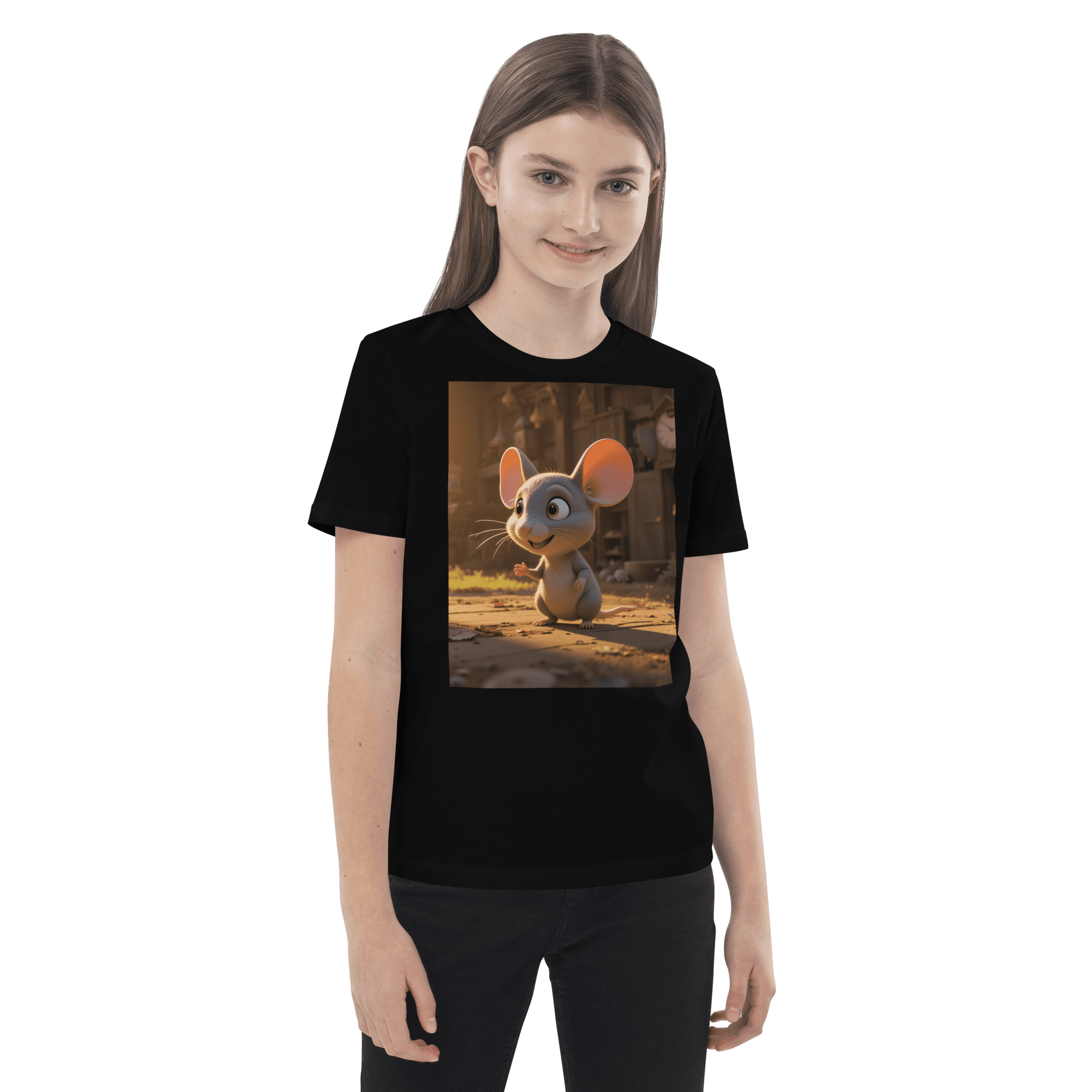 Mouse Organic Cotton Kids T-Shirt | Organic Cotton | 2T to 4T - Image 3