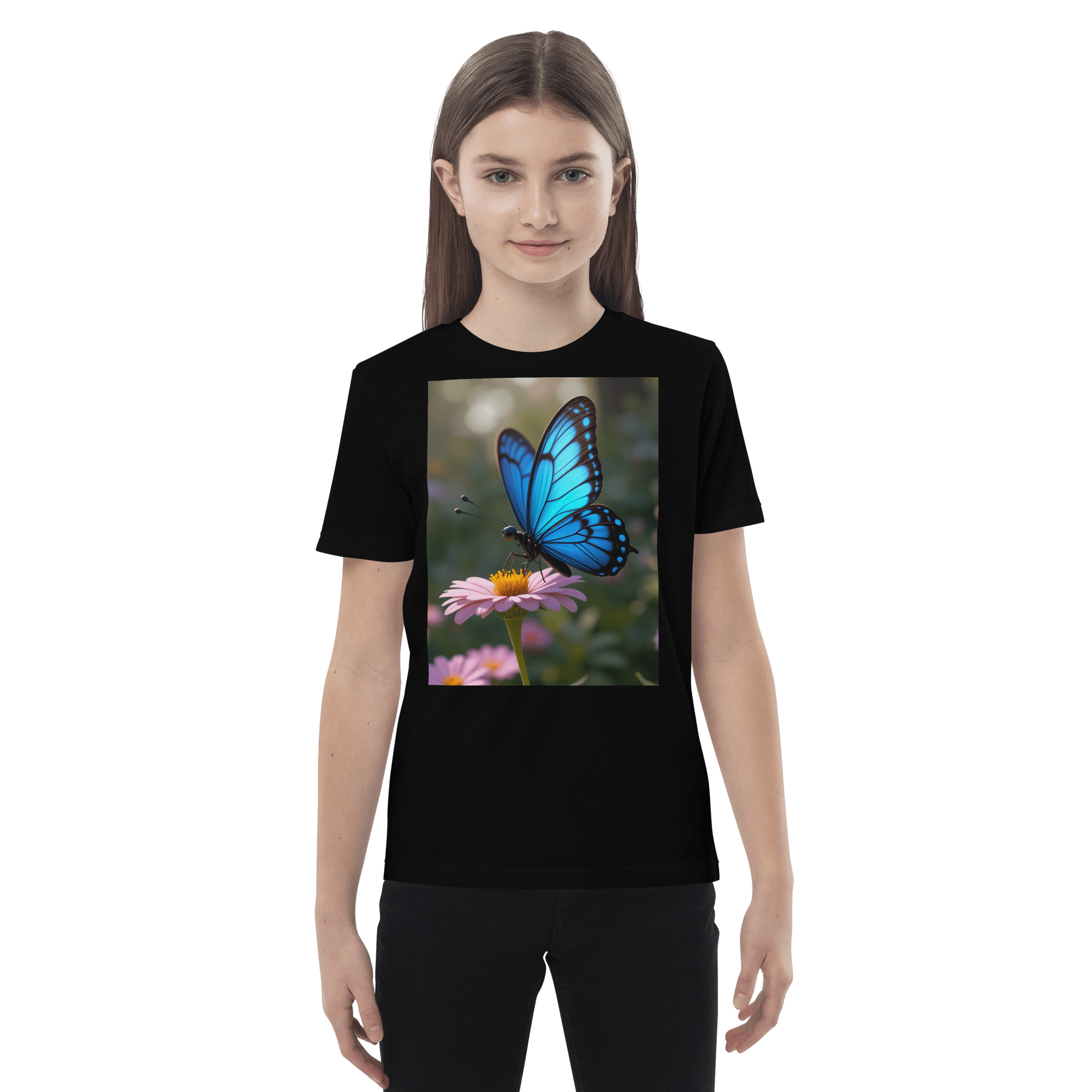 Butterfly Organic Cotton Kids T-Shirt | Organic Cotton | 2T to 4T - Image 2