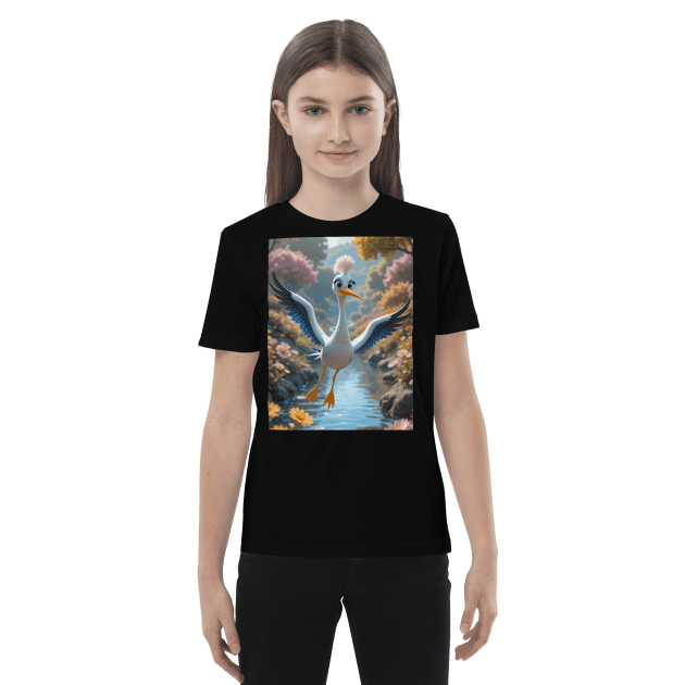 Crane Organic Cotton Kids T-Shirt | Organic Cotton | 2T to 4T