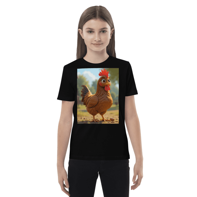Chicken Organic Cotton Kids T-Shirt | Organic Cotton | 2T to 4T