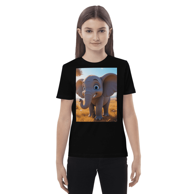 Elephant Organic Cotton Kids T-Shirt | Organic Cotton | 2T to 4T