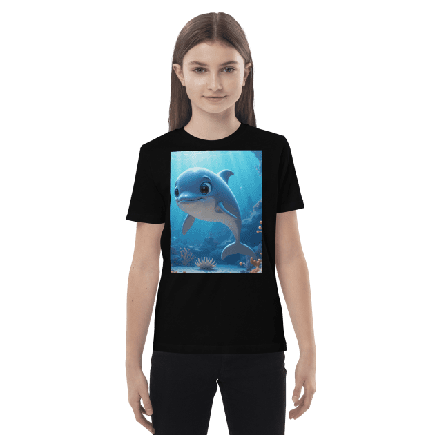 Dolphin Organic Cotton Kids T-Shirt | Organic Cotton | 2T to 4T