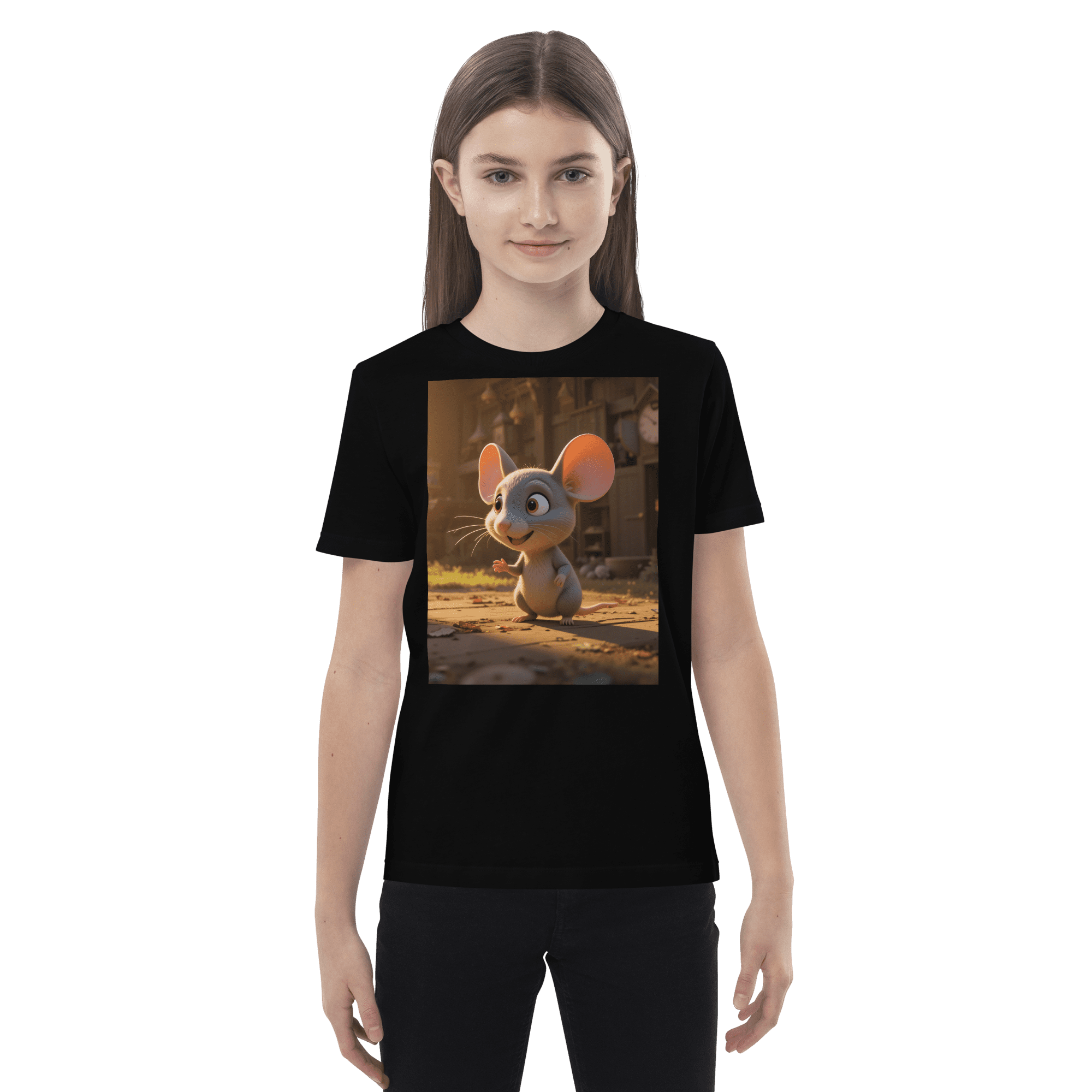 Mouse Organic Cotton Kids T-Shirt | Organic Cotton | 2T to 4T - Image 2