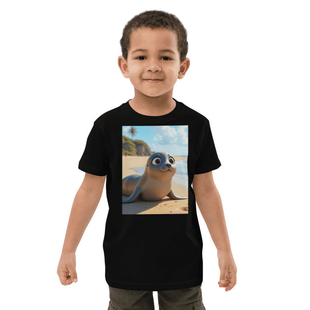 Seal Organic Cotton Kids T-Shirt | Organic Cotton | 2T to 4T