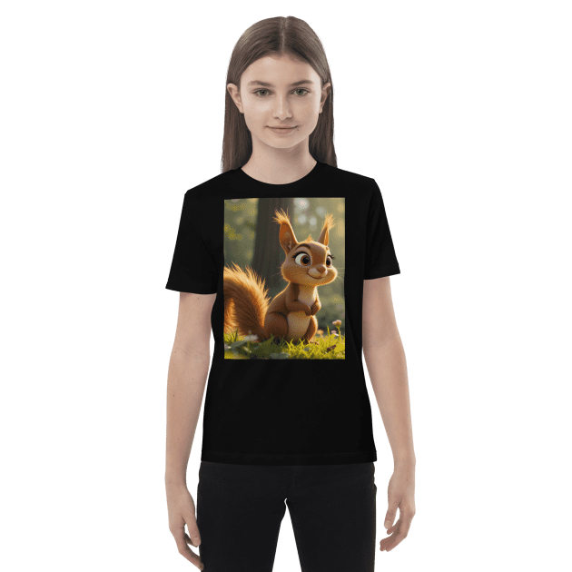 Squirrel Organic Cotton Kids T-Shirt | Organic Cotton | 2T to 4T