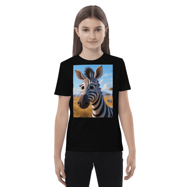 Zebra Organic Cotton Kids T-Shirt | Organic Cotton | 2T to 4T