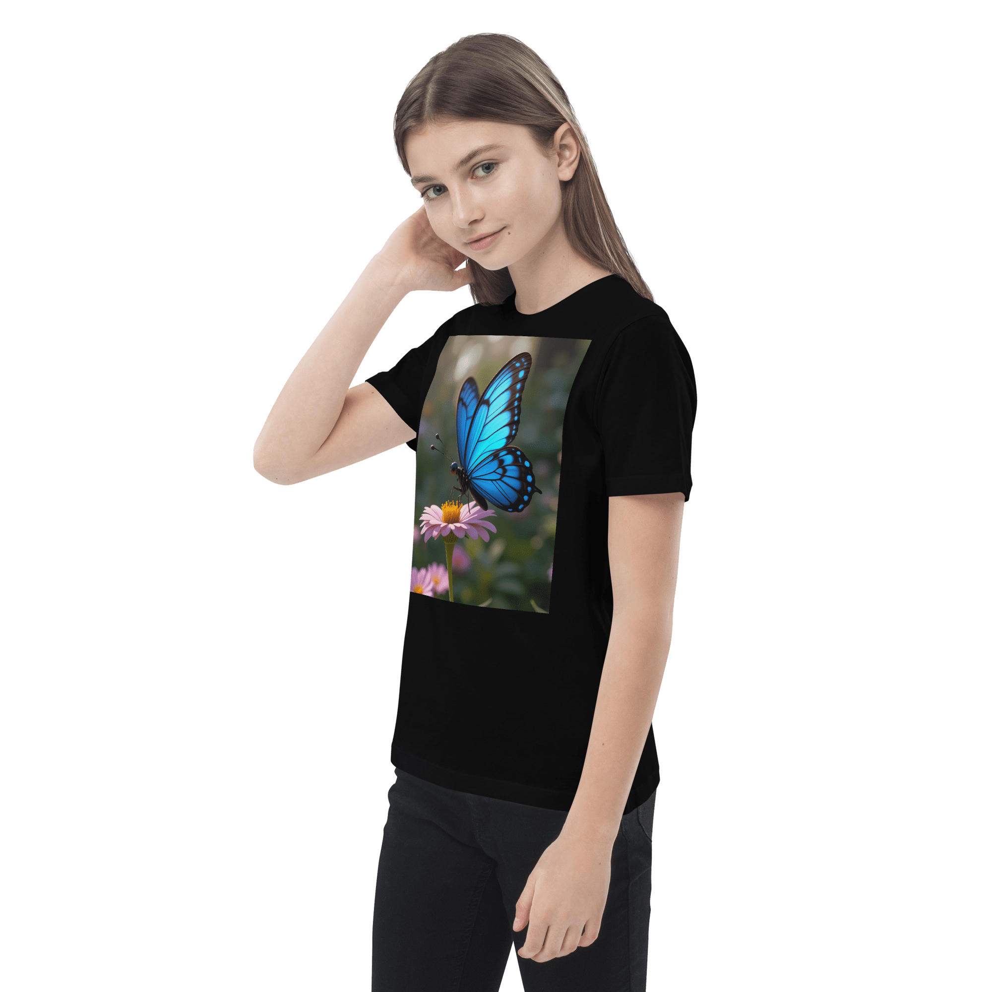Butterfly Organic Cotton Kids T-Shirt | Organic Cotton | 2T to 4T - Image 5