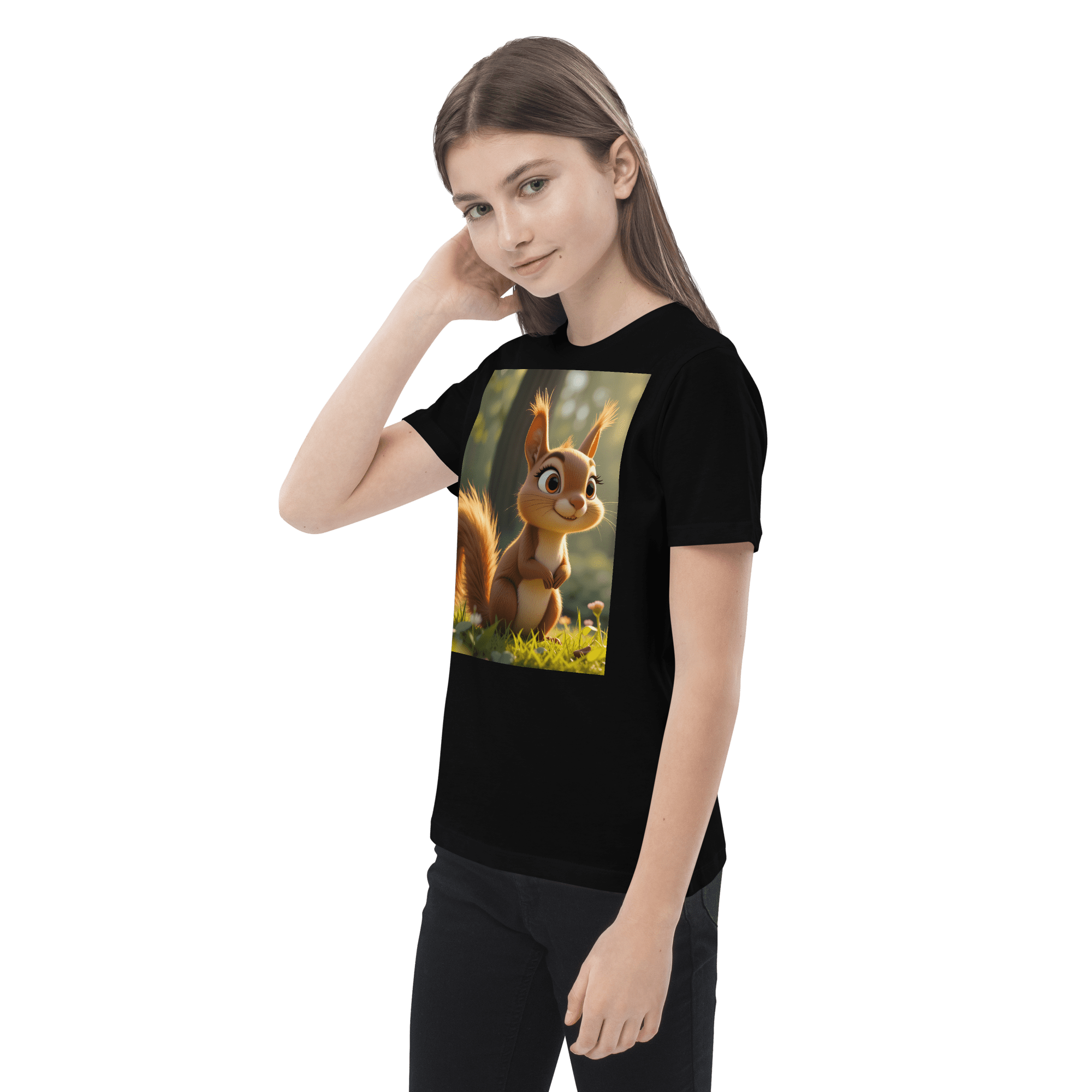 Squirrel Organic Cotton Kids T-Shirt | Organic Cotton | 2T to 4T - Image 4