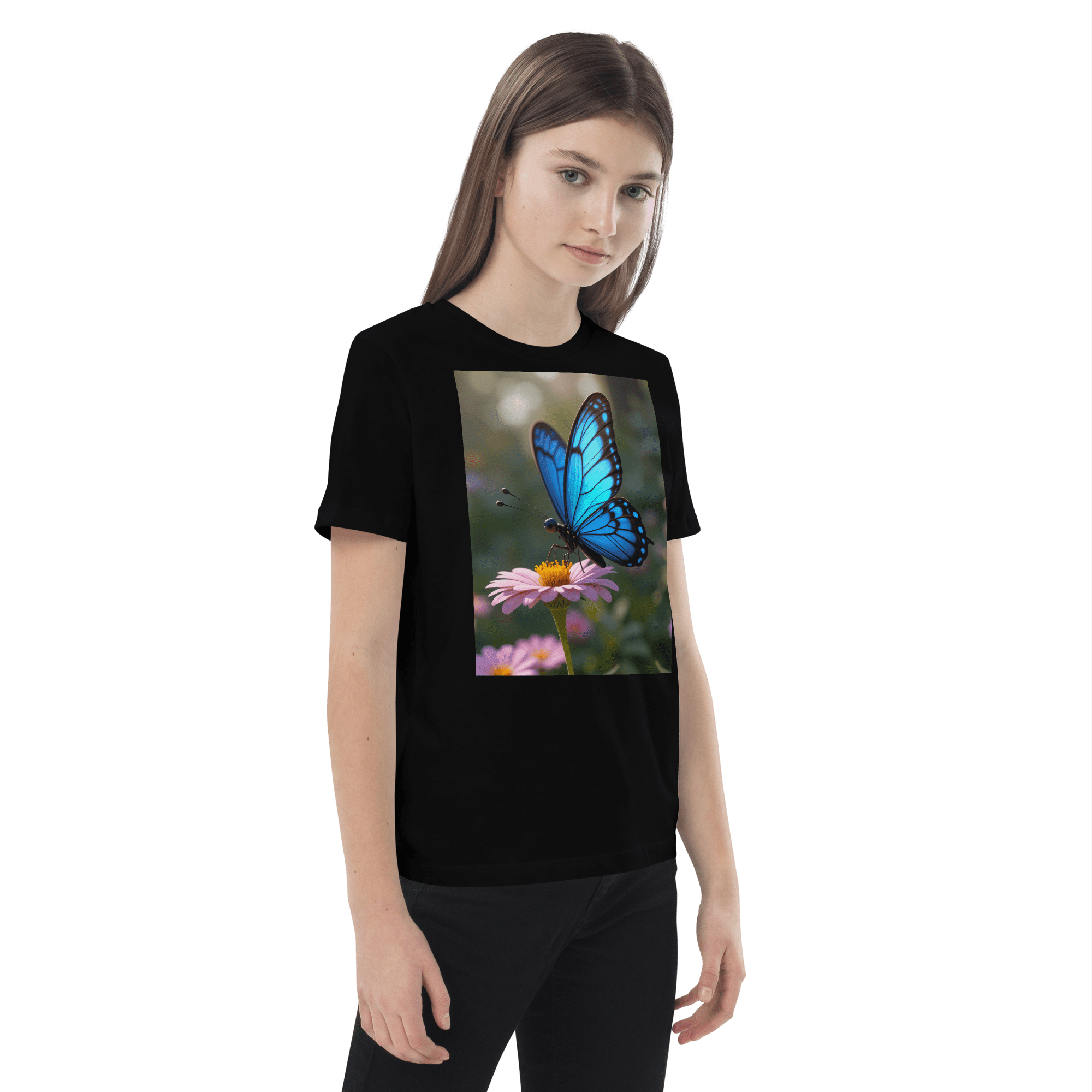 Butterfly Organic Cotton Kids T-Shirt | Organic Cotton | 2T to 4T - Image 4