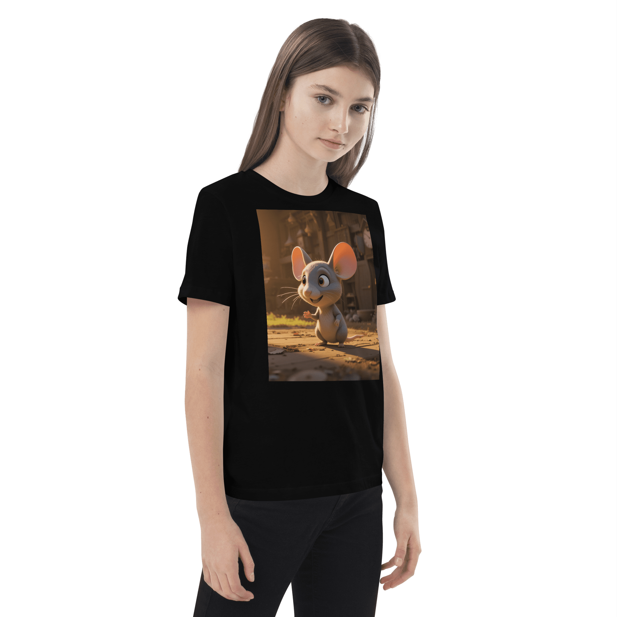 Mouse Organic Cotton Kids T-Shirt | Organic Cotton | 2T to 4T - Image 4