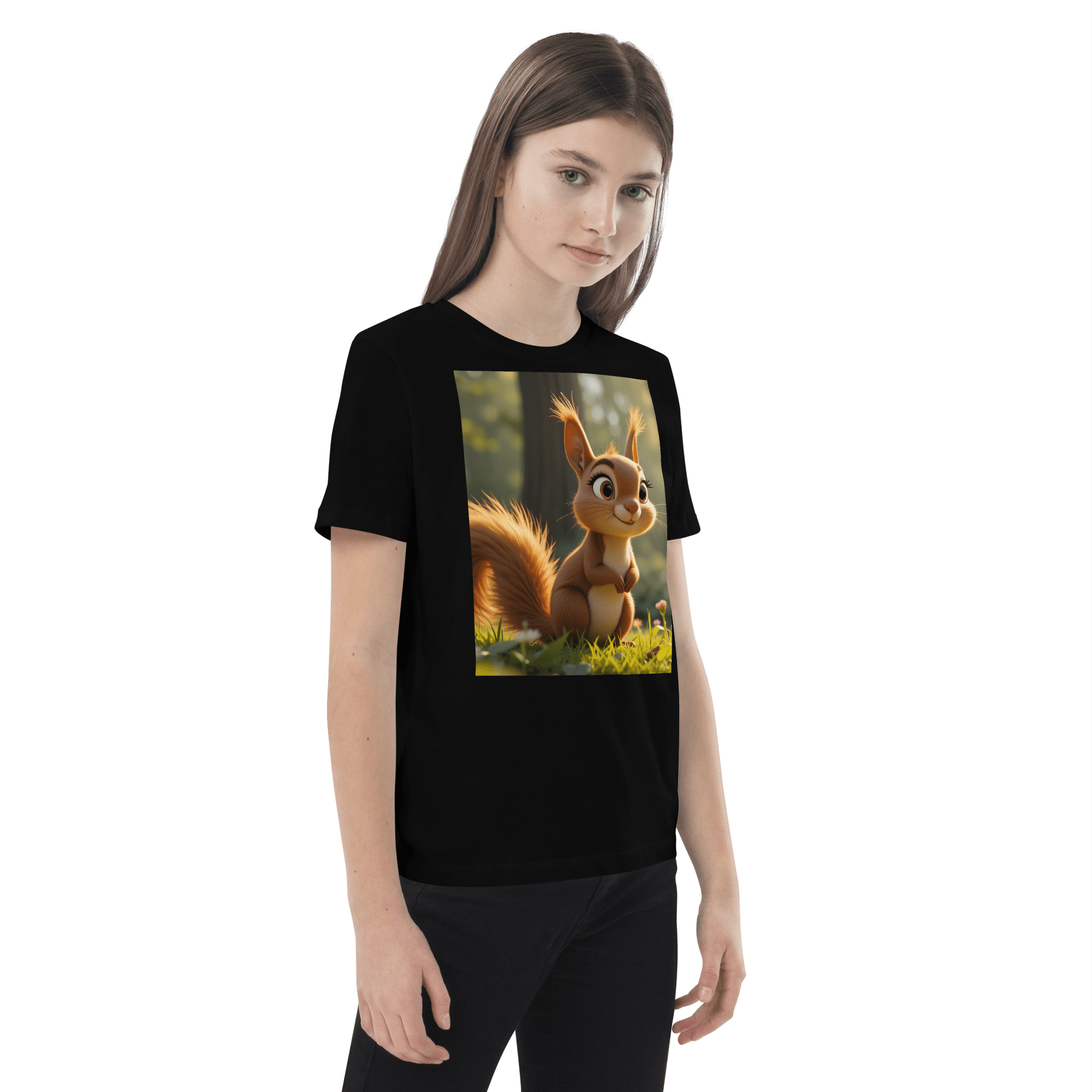 Squirrel Organic Cotton Kids T-Shirt | Organic Cotton | 2T to 4T - Image 3