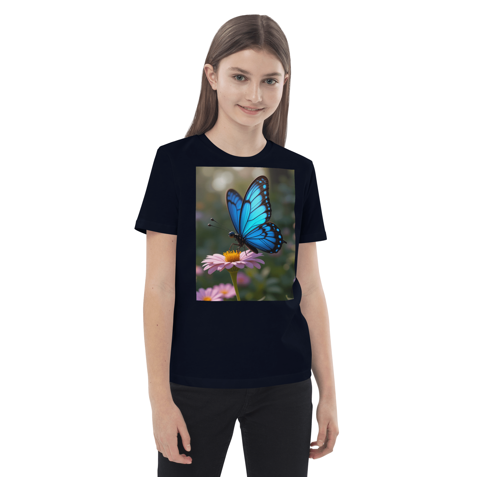 Butterfly Organic Cotton Kids T-Shirt | Organic Cotton | 2T to 4T - Image 7