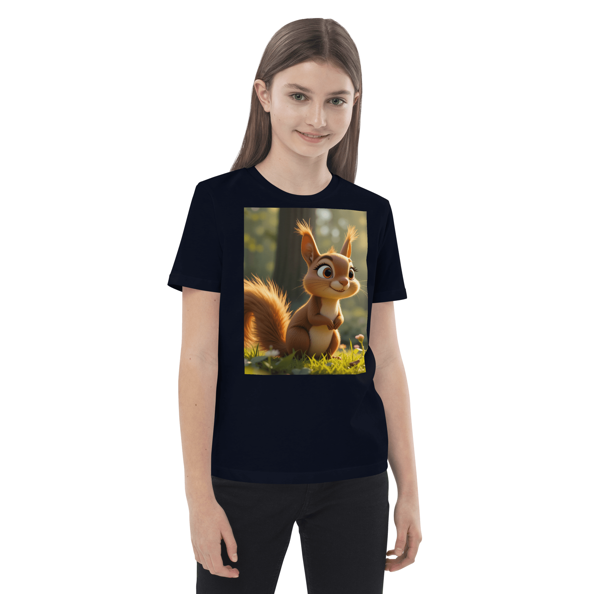 Squirrel Organic Cotton Kids T-Shirt | Organic Cotton | 2T to 4T - Image 6