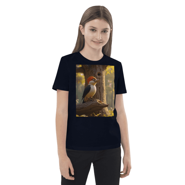 Woodpecker Organic Cotton Kids T-Shirt | Organic Cotton | 2T to 4T