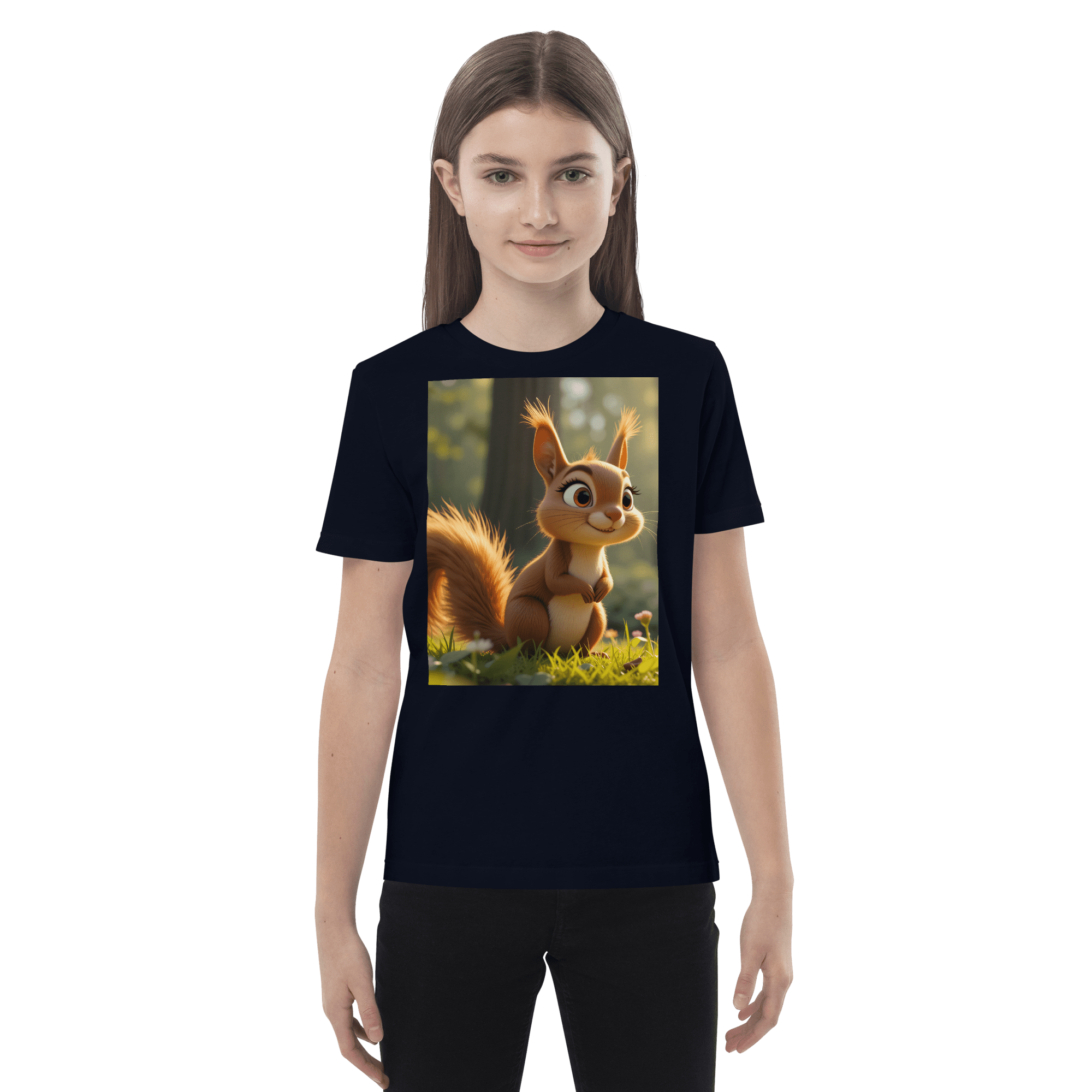 Squirrel Organic Cotton Kids T-Shirt | Organic Cotton | 2T to 4T - Image 5