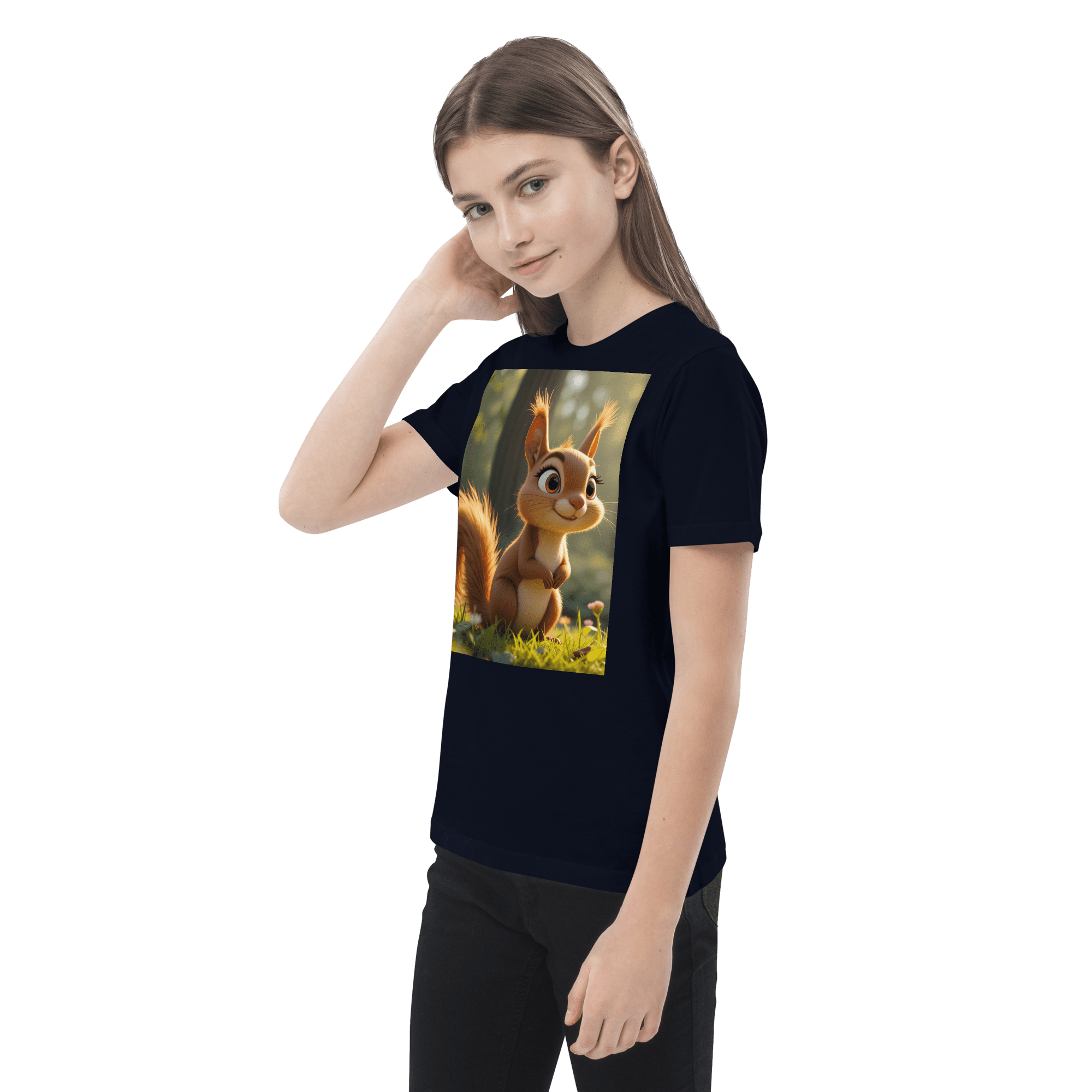 Squirrel Organic Cotton Kids T-Shirt | Organic Cotton | 2T to 4T - Image 8