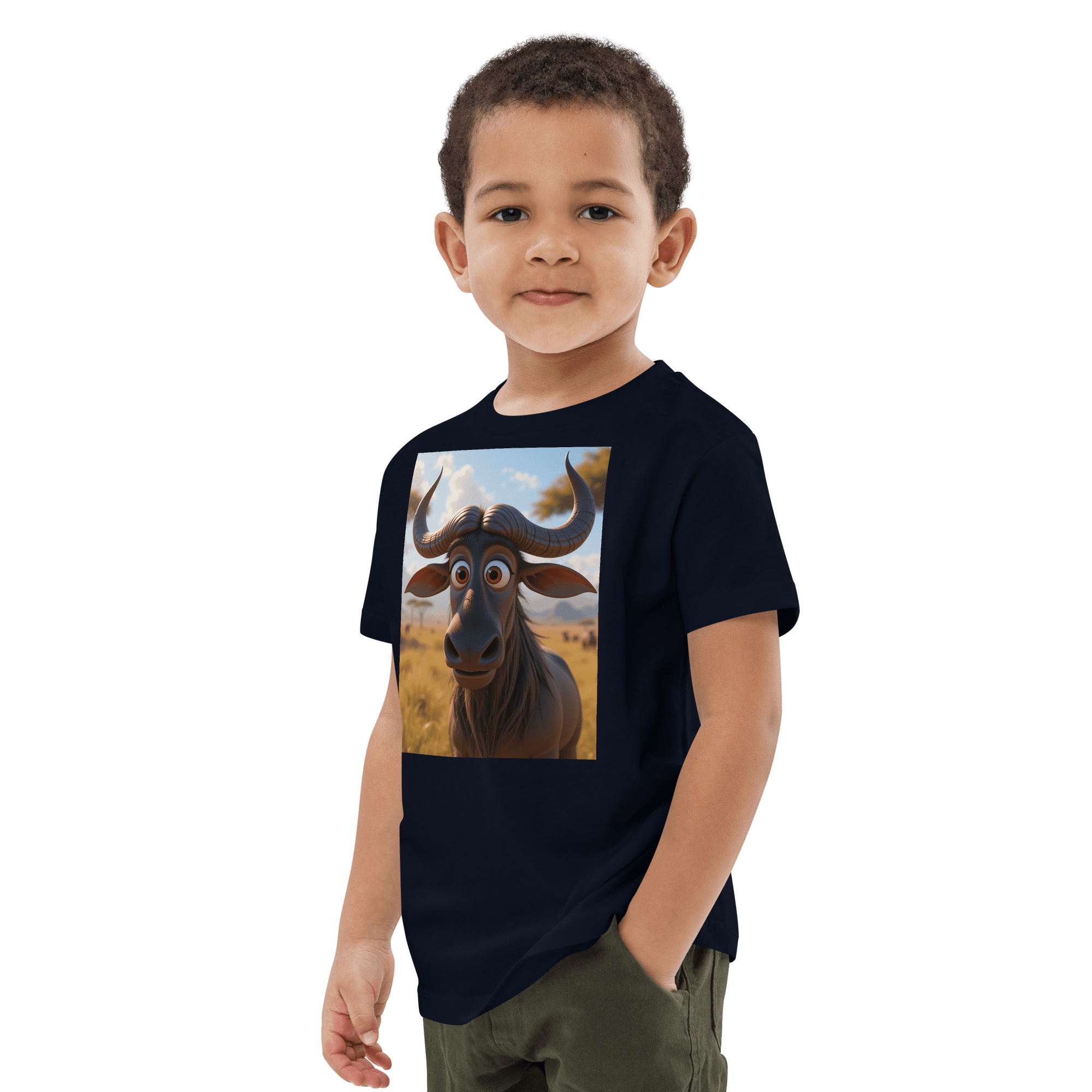 Wildebeest Organic Cotton Kids T-Shirt | Organic Cotton | 2T to 4T - Image 6