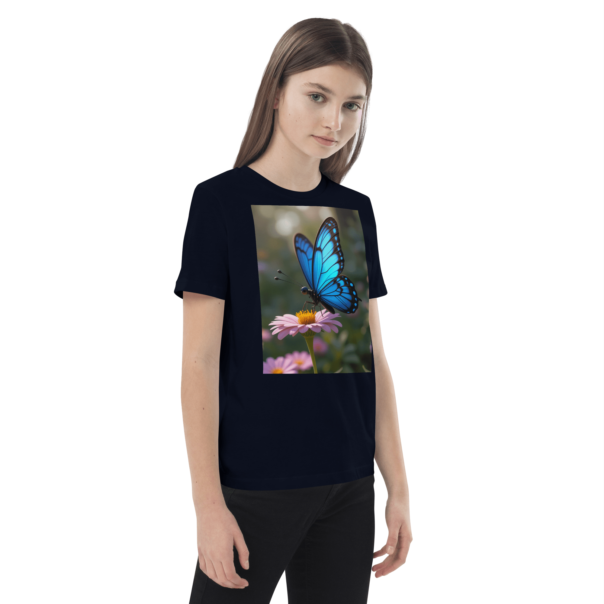 Butterfly Organic Cotton Kids T-Shirt | Organic Cotton | 2T to 4T - Image 8