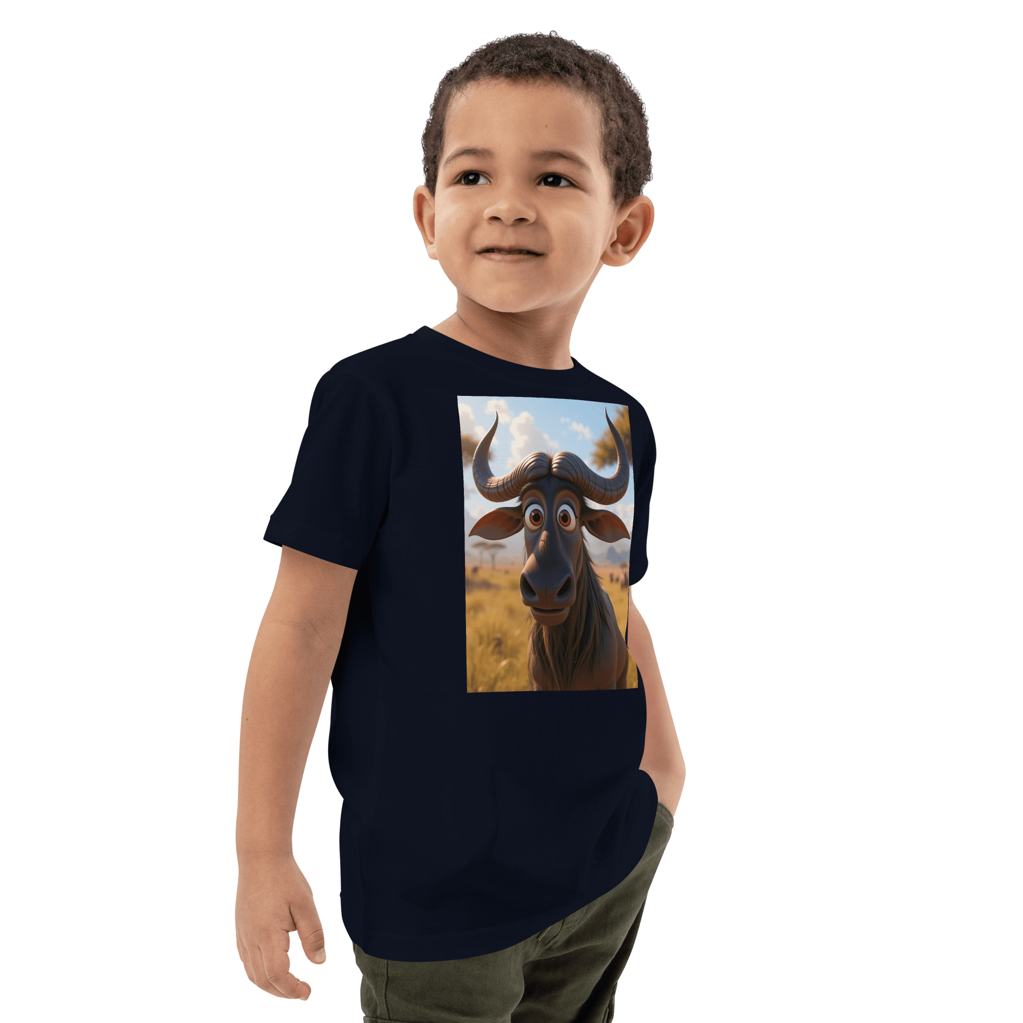 Wildebeest Organic Cotton Kids T-Shirt | Organic Cotton | 2T to 4T - Image 5