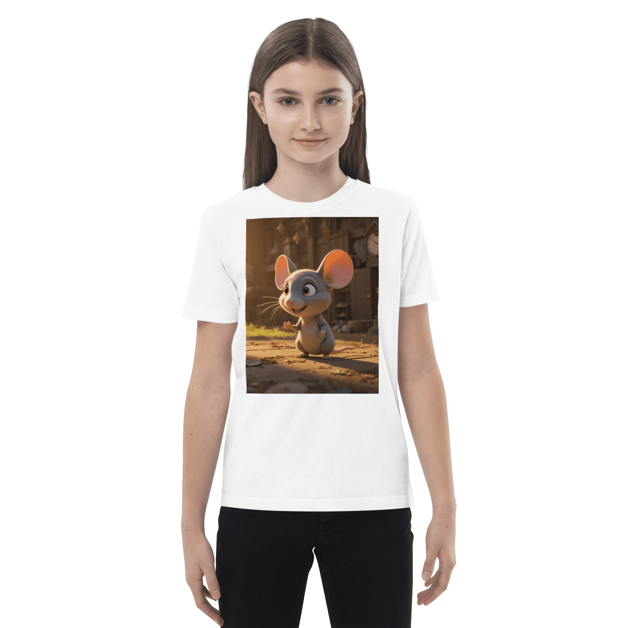 Mouse Organic Cotton Kids T-Shirt | Organic Cotton | 2T to 4T