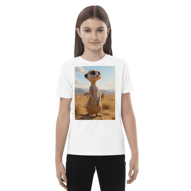 Meerkat Organic Cotton Kids T-Shirt | Organic Cotton | 2T to 4T