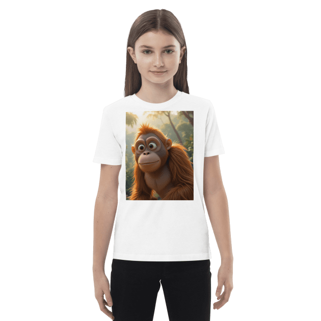 Orangutan Organic Cotton Kids T-Shirt | Organic Cotton | 2T to 4T