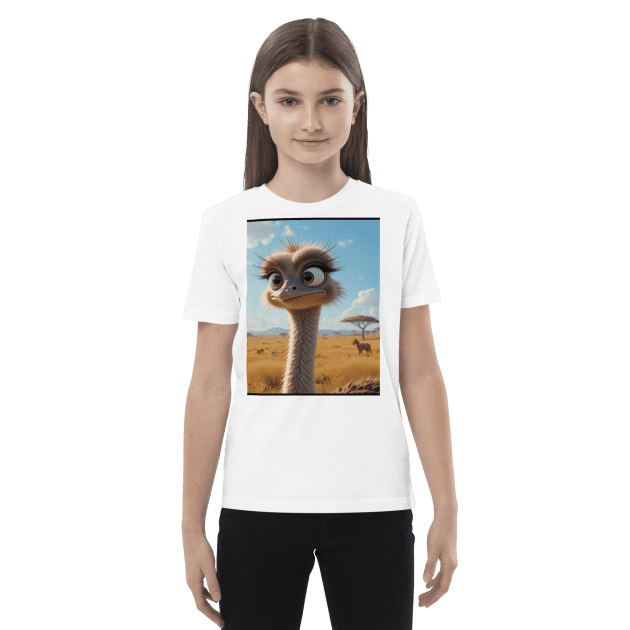 Ostrich Organic Cotton Kids T-Shirt | Organic Cotton | 2T to 4T