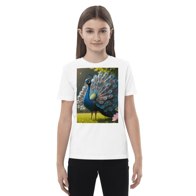 Peacock Organic Cotton Kids T-Shirt | Organic Cotton | 2T to 4T