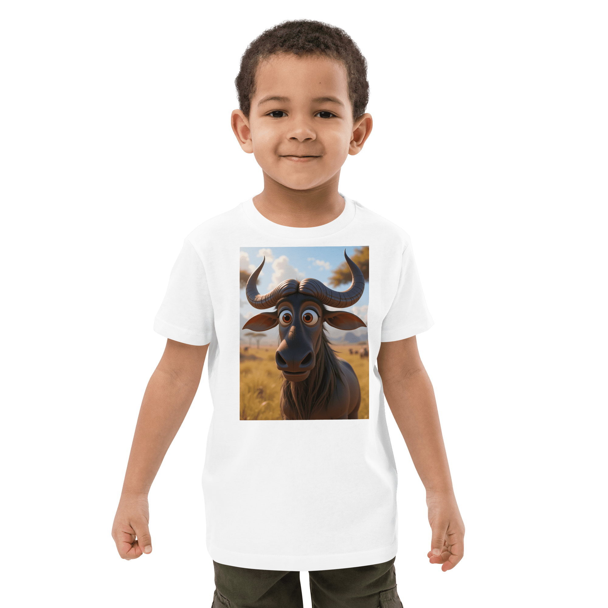 Wildebeest Organic Cotton Kids T-Shirt | Organic Cotton | 2T to 4T - Image 7