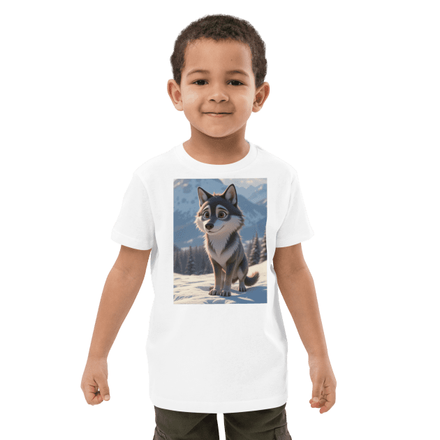 Wolf Organic Cotton Kids T-Shirt | Organic Cotton | 2T to 4T