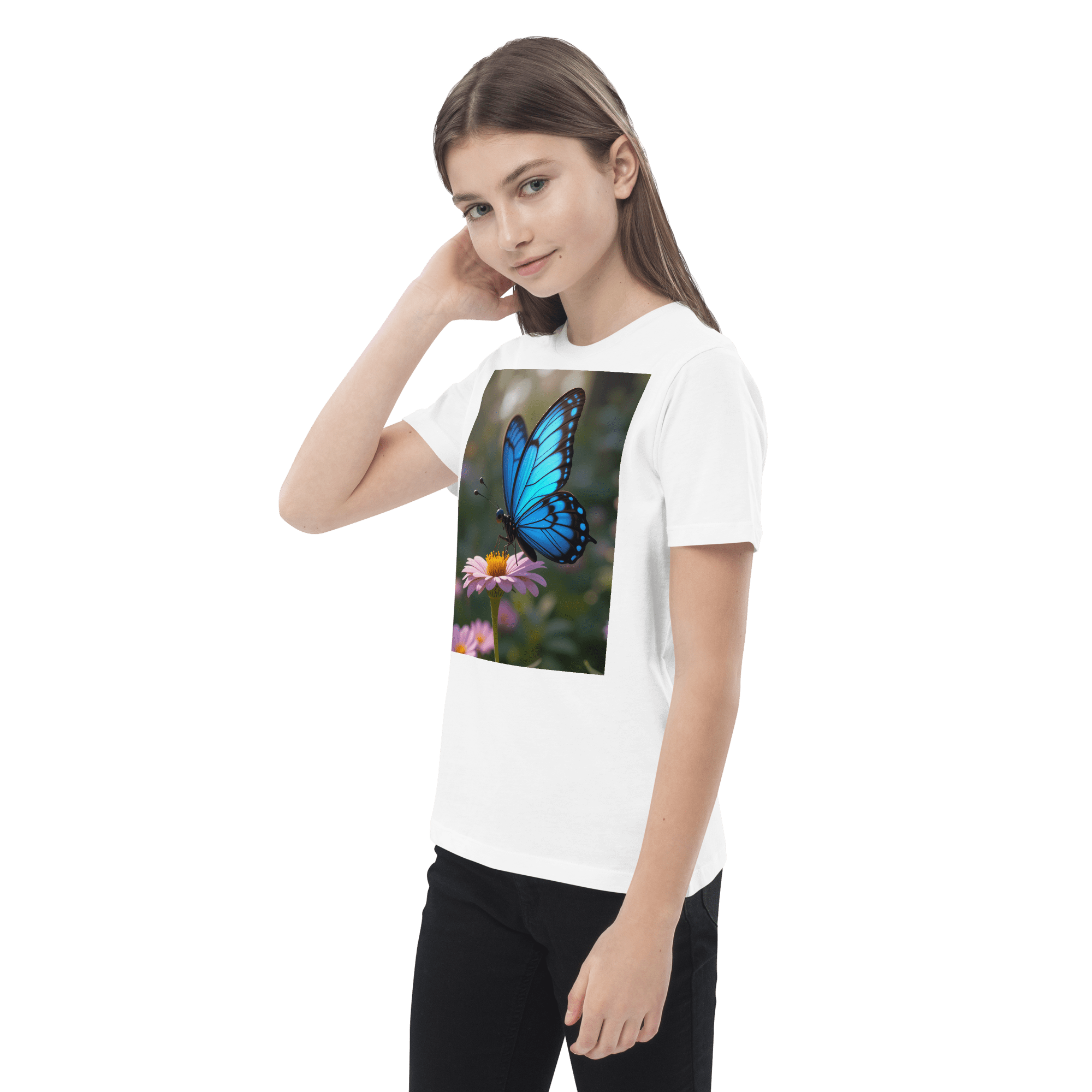 Butterfly Organic Cotton Kids T-Shirt | Organic Cotton | 2T to 4T - Image 12