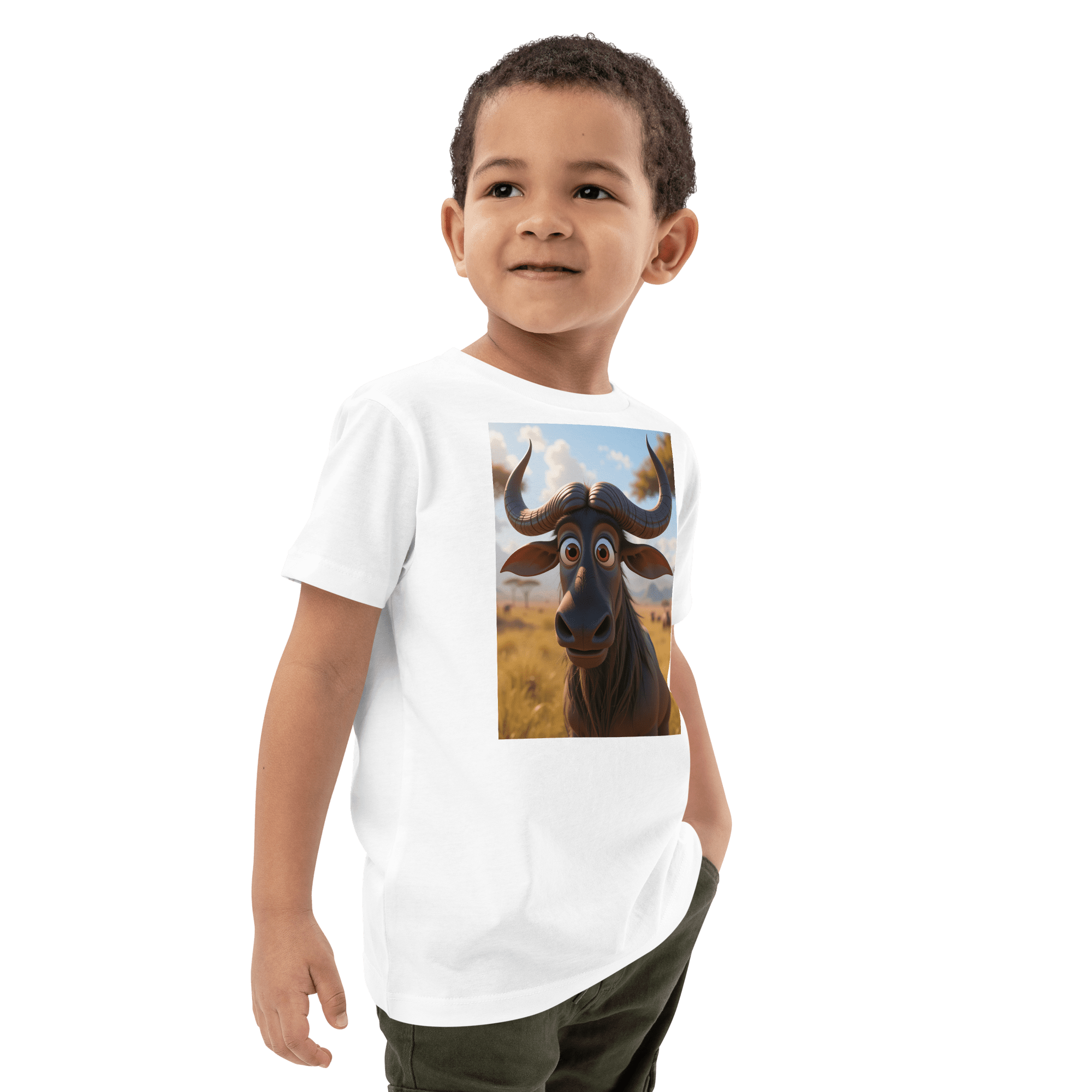 Wildebeest Organic Cotton Kids T-Shirt | Organic Cotton | 2T to 4T - Image 8