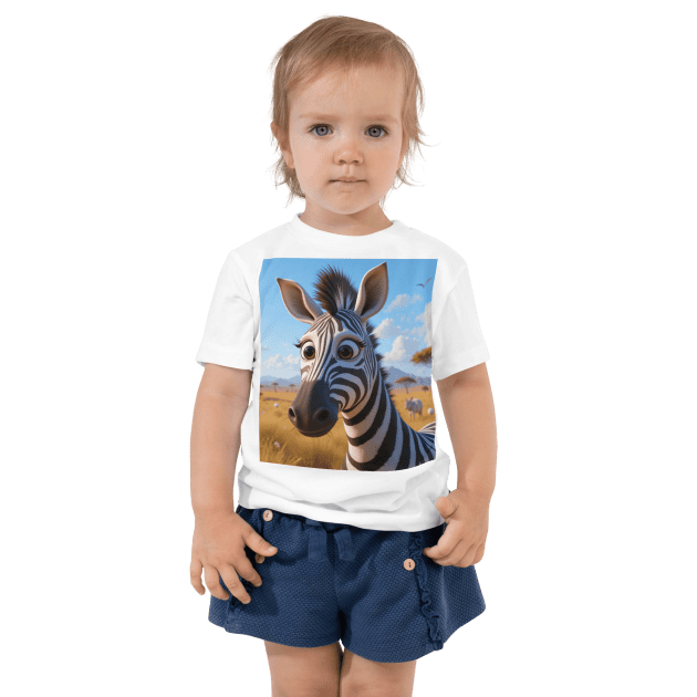 Zebra Toddler T-Shirt | Organic Cotton | 2T to 4T