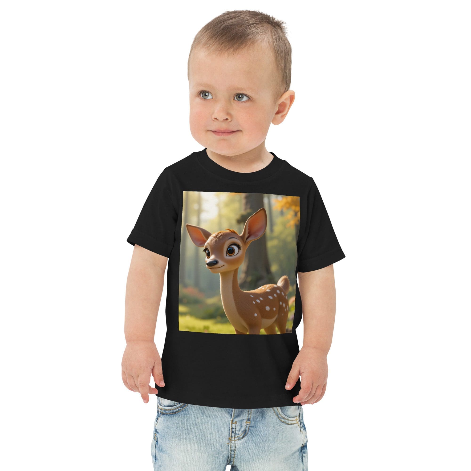 Deer Toddler Jersey T-Shirt | Organic Cotton | 2T to 4T - Image 2