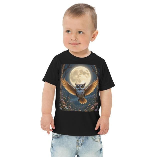 Owl Toddler Jersey T-Shirt | Organic Cotton | 2T to 4T