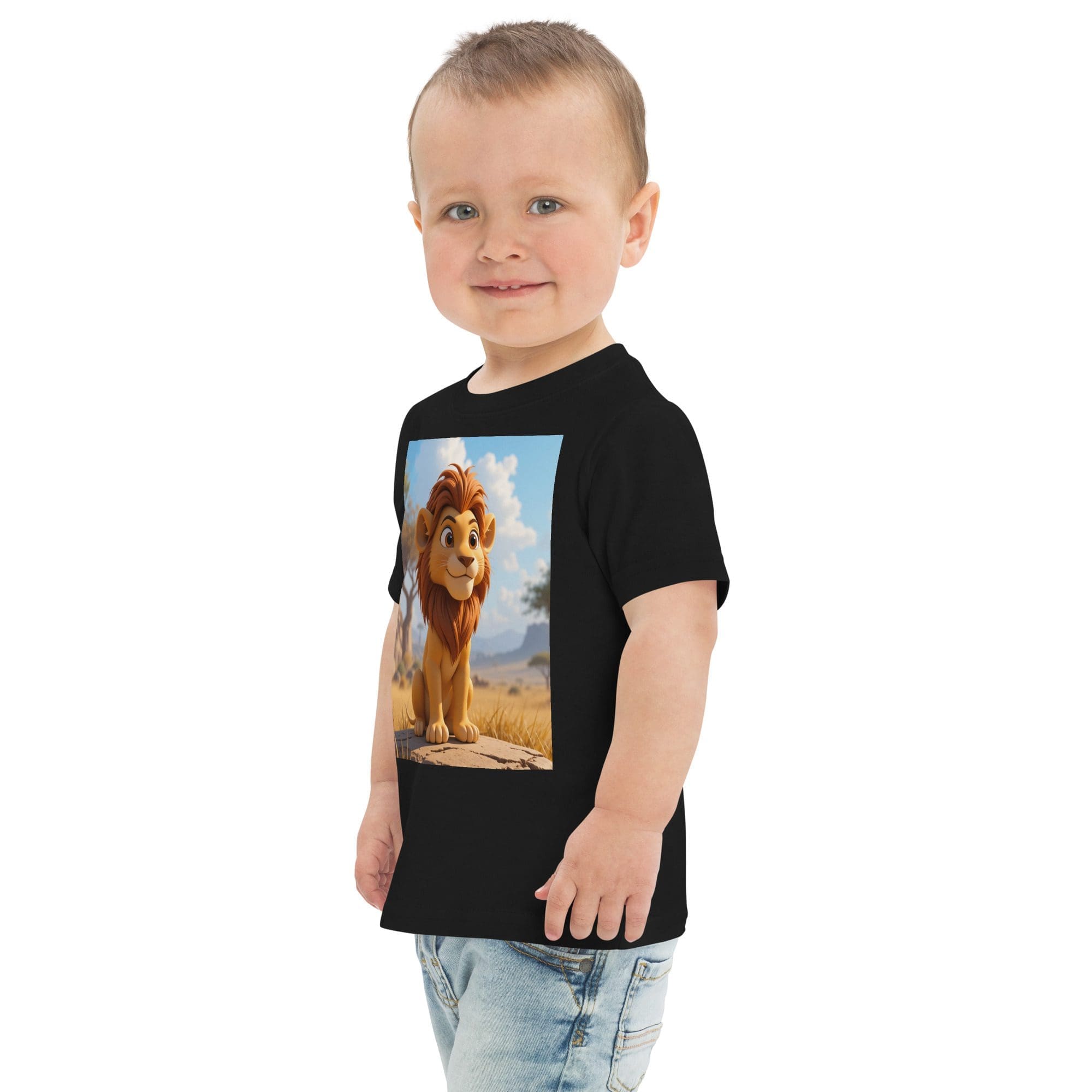 Lion Toddler Jersey T-Shirt | Organic Cotton | 2T to 4T - Image 4