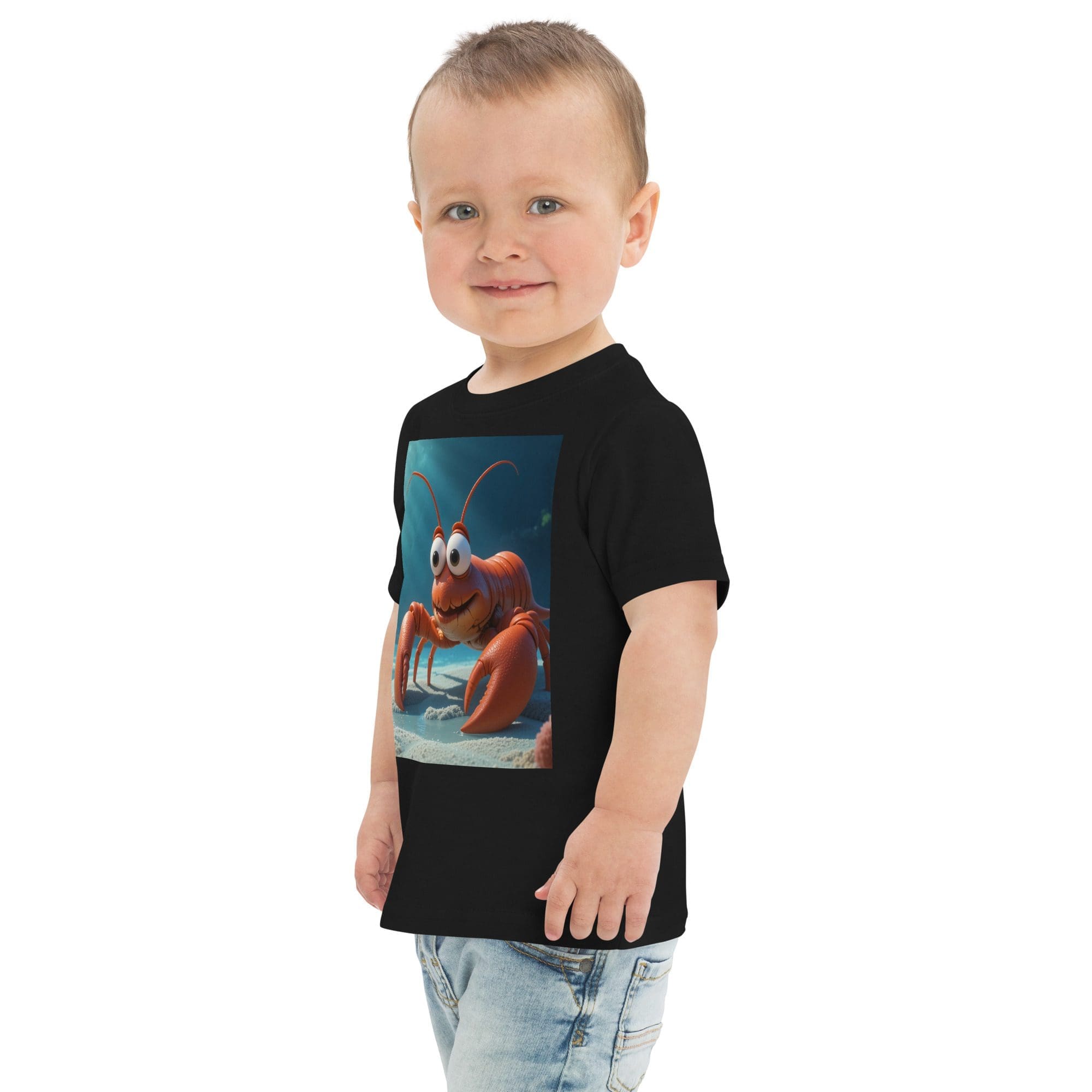 Lobster Toddler Jersey T-Shirt | Organic Cotton | 2T to 4T - Image 4