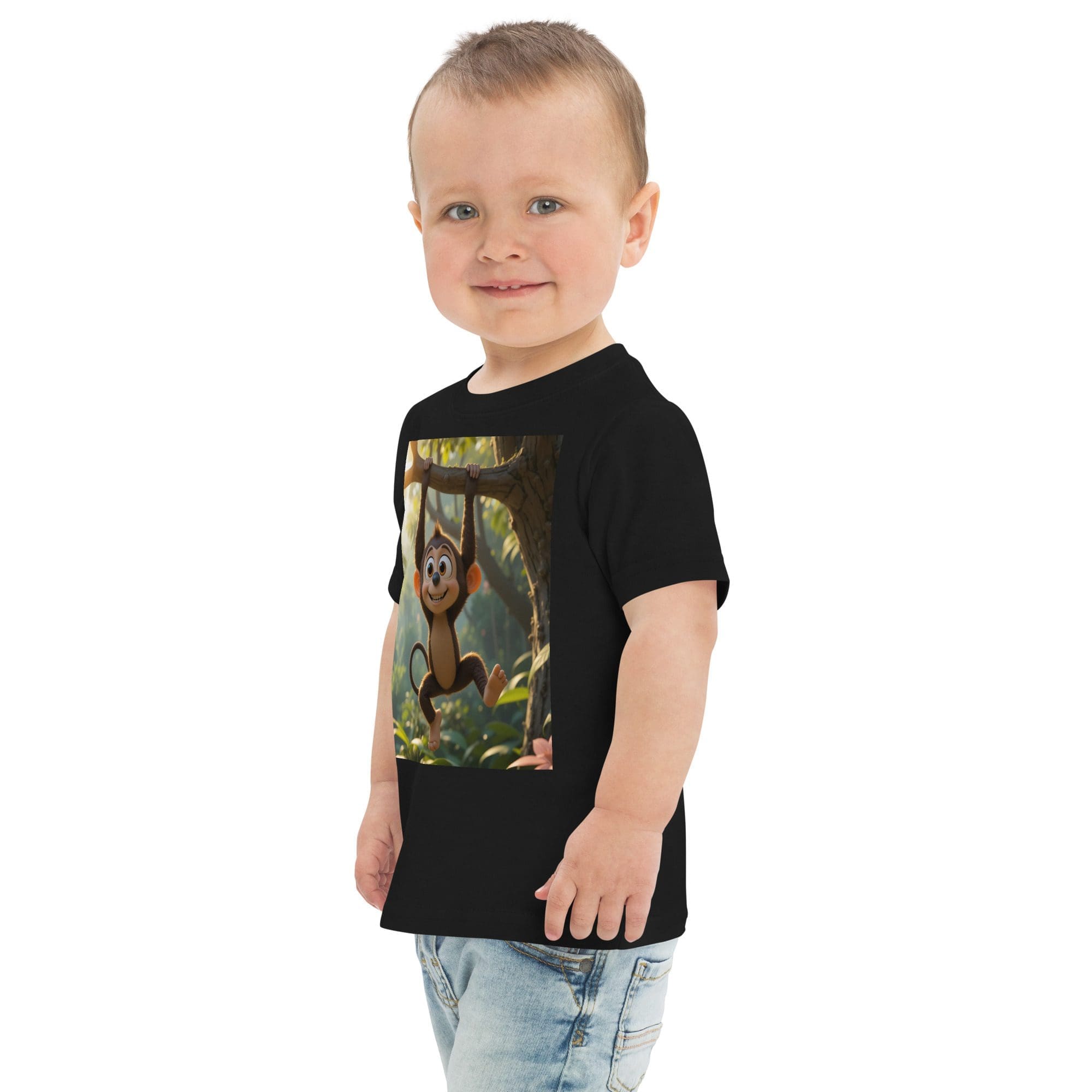 Monkey Toddler Jersey T-Shirt | Organic Cotton | 2T to 4T - Image 4