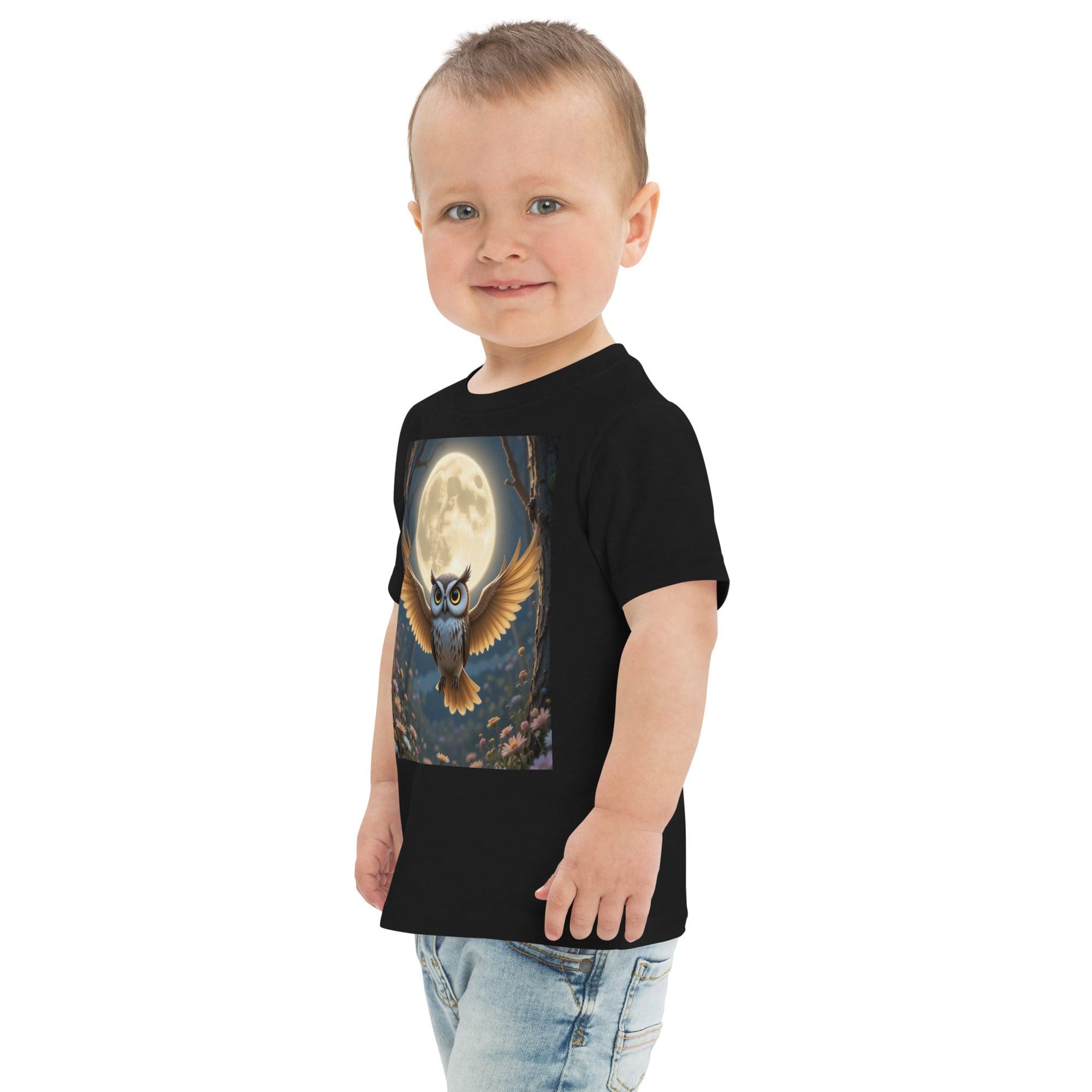 Owl Toddler Jersey T-Shirt | Organic Cotton | 2T to 4T - Image 3