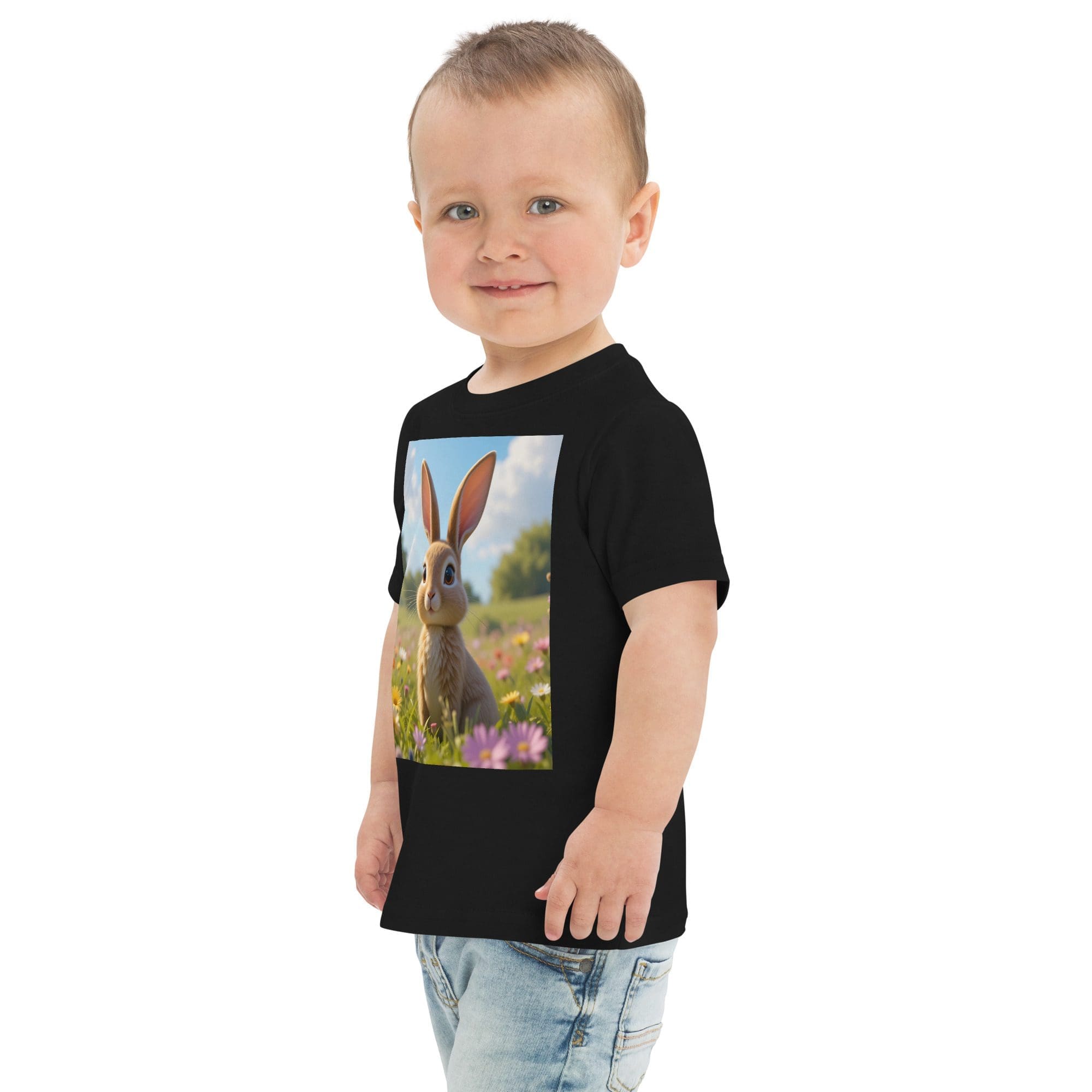 Rabbit Toddler Jersey T-Shirt | Organic Cotton | 2T to 4T - Image 4