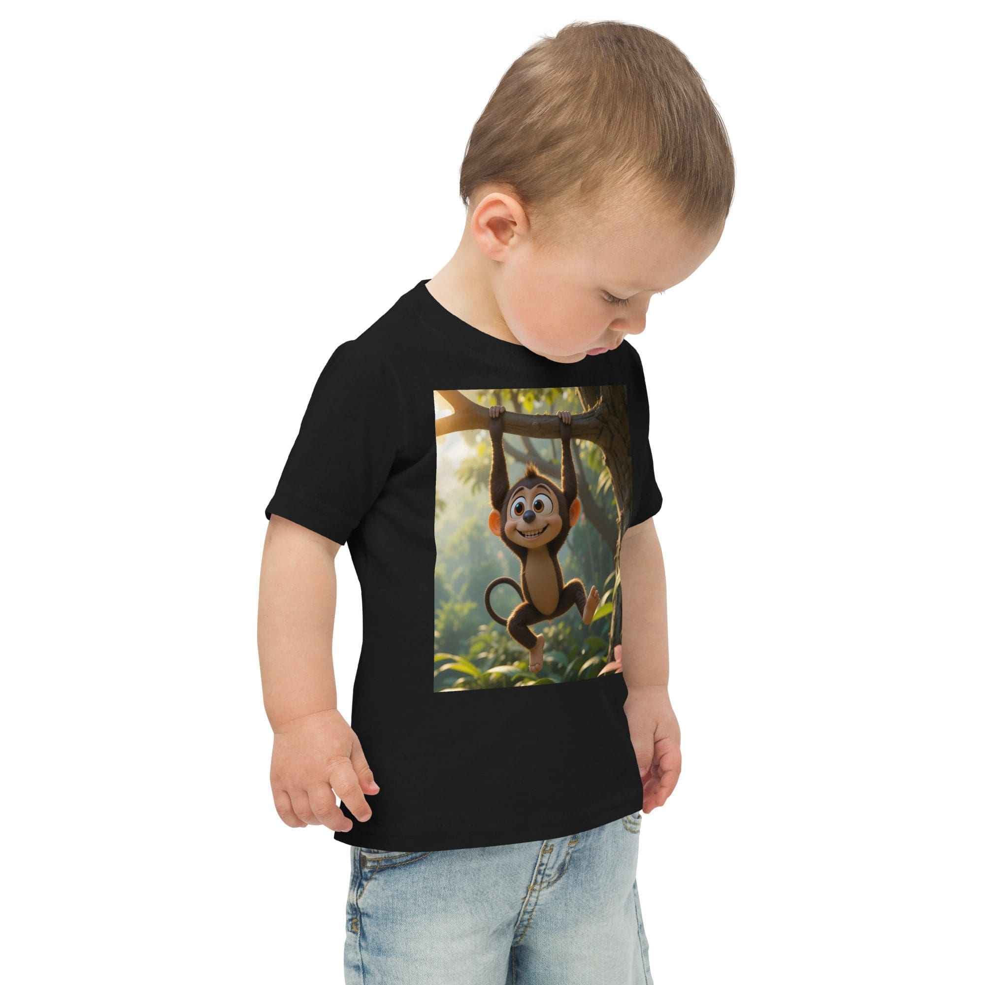 Monkey Toddler Jersey T-Shirt | Organic Cotton | 2T to 4T - Image 3