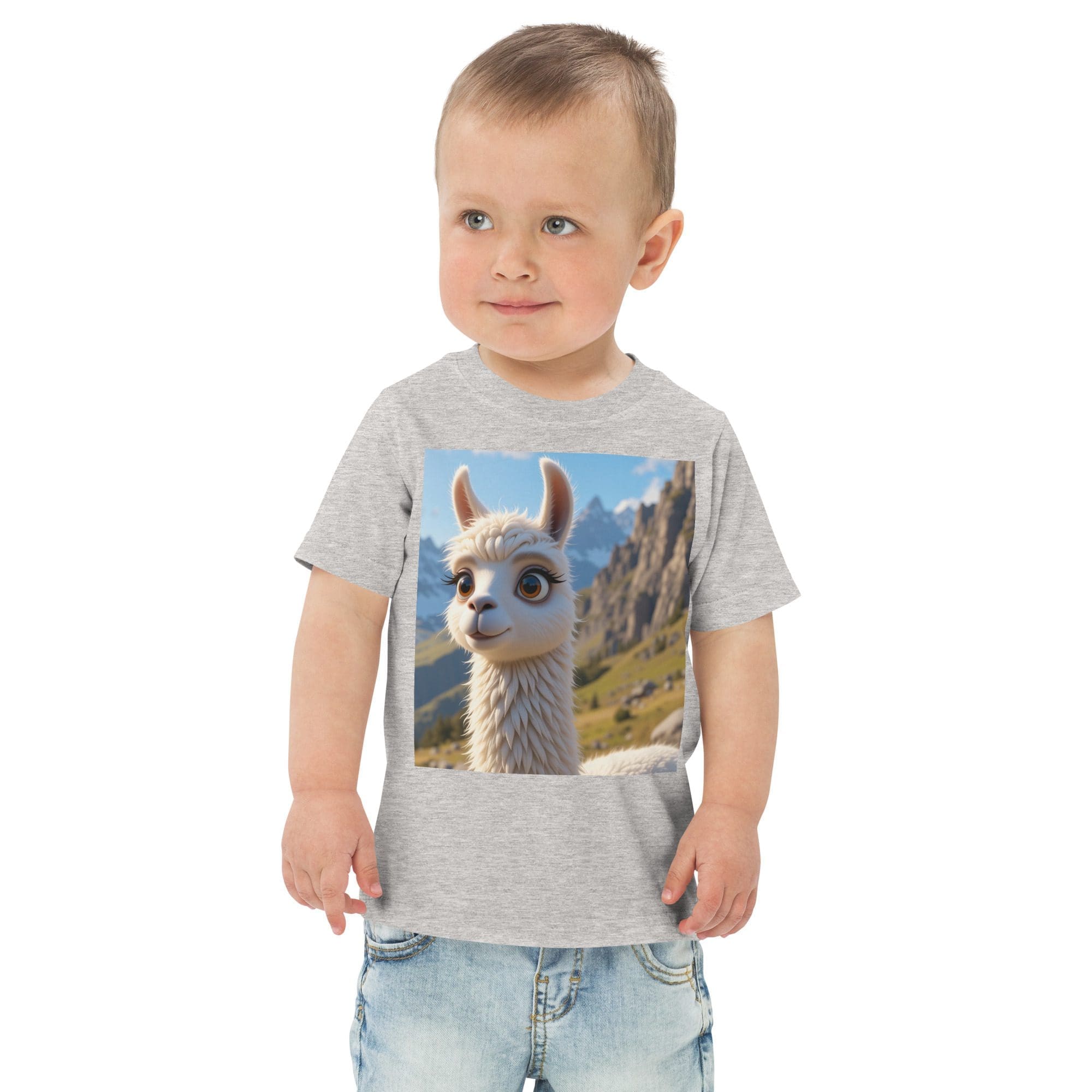 Llama Toddler Jersey T-Shirt | Organic Cotton | 2T to 4T - Image 11