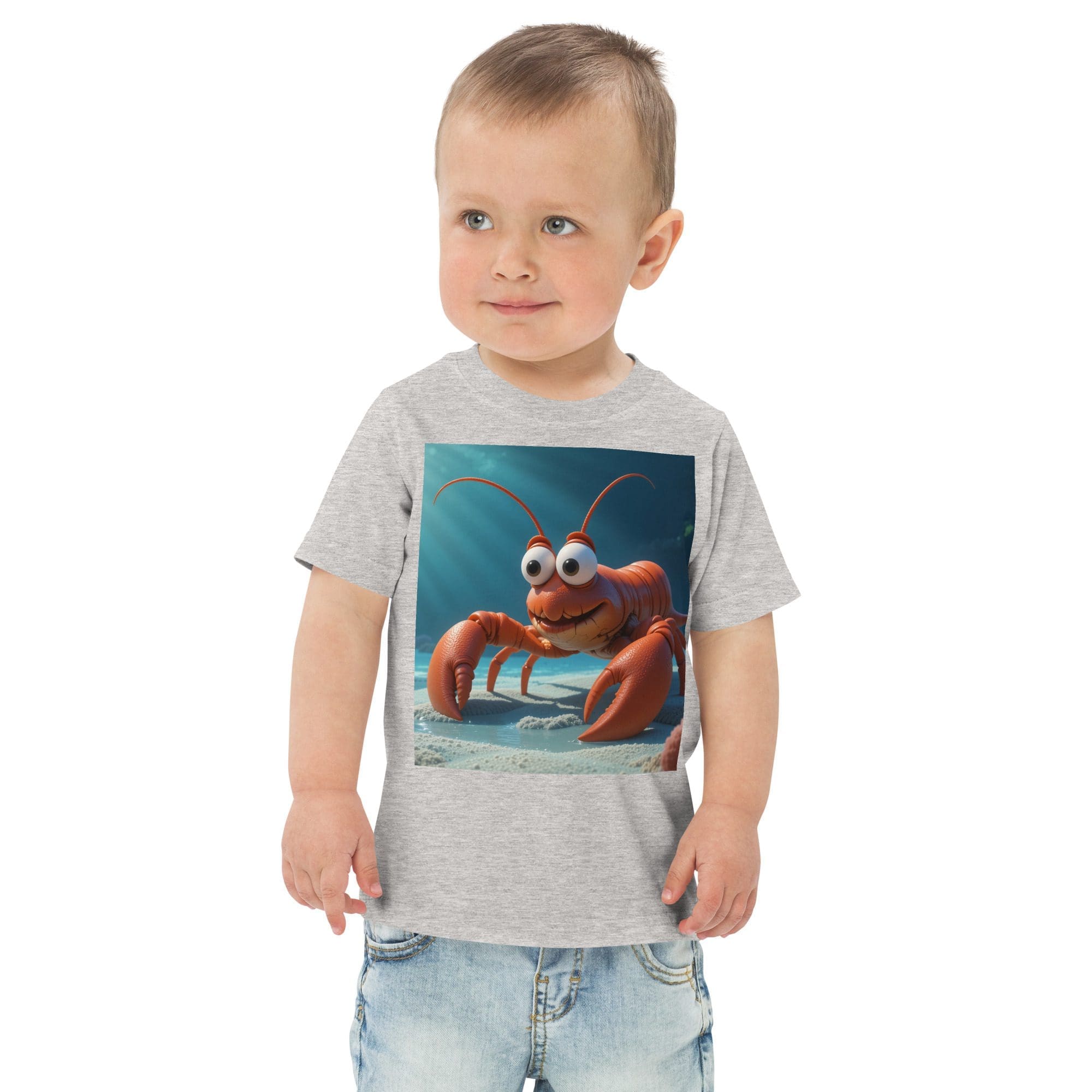 Lobster Toddler Jersey T-Shirt | Organic Cotton | 2T to 4T - Image 11
