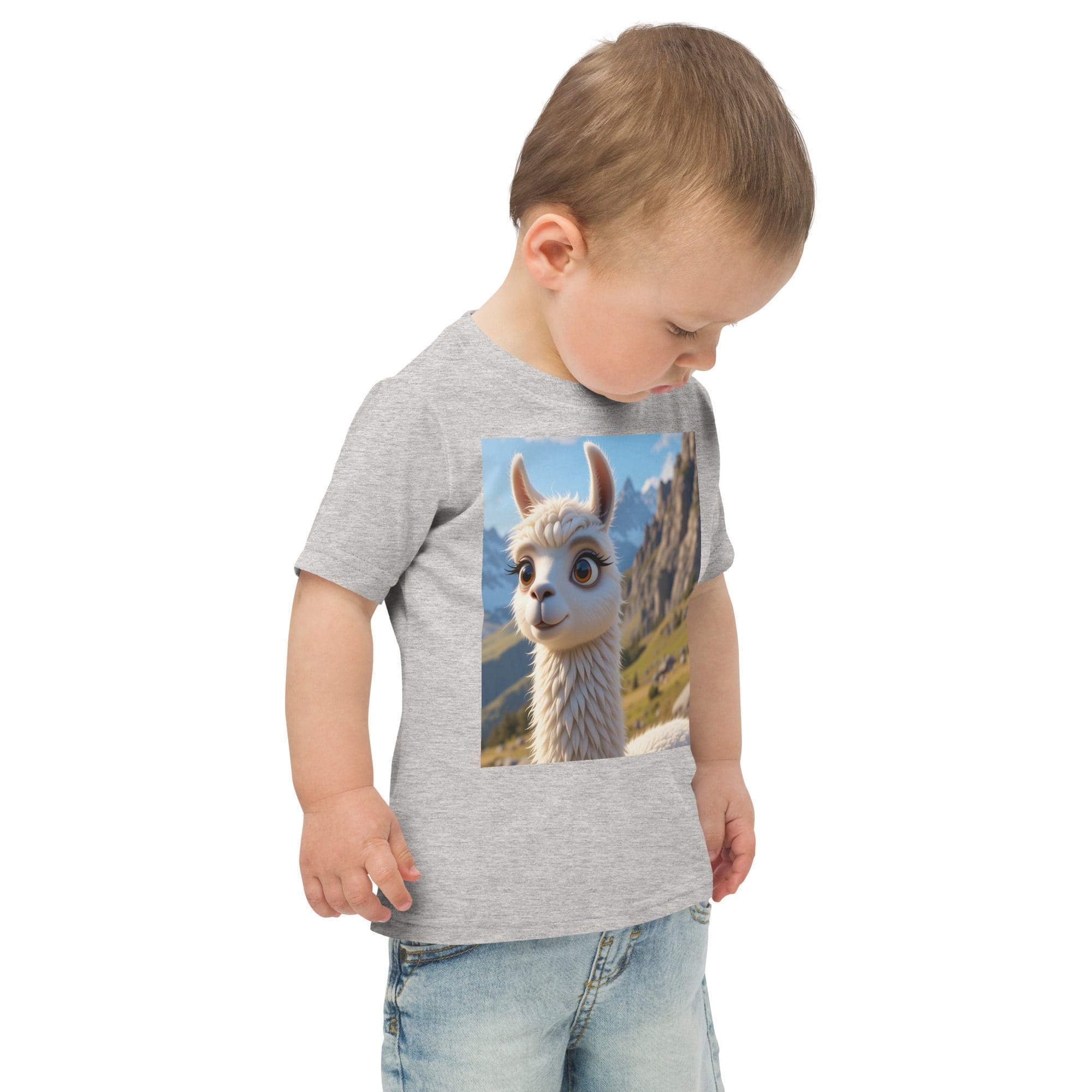 Llama Toddler Jersey T-Shirt | Organic Cotton | 2T to 4T - Image 12
