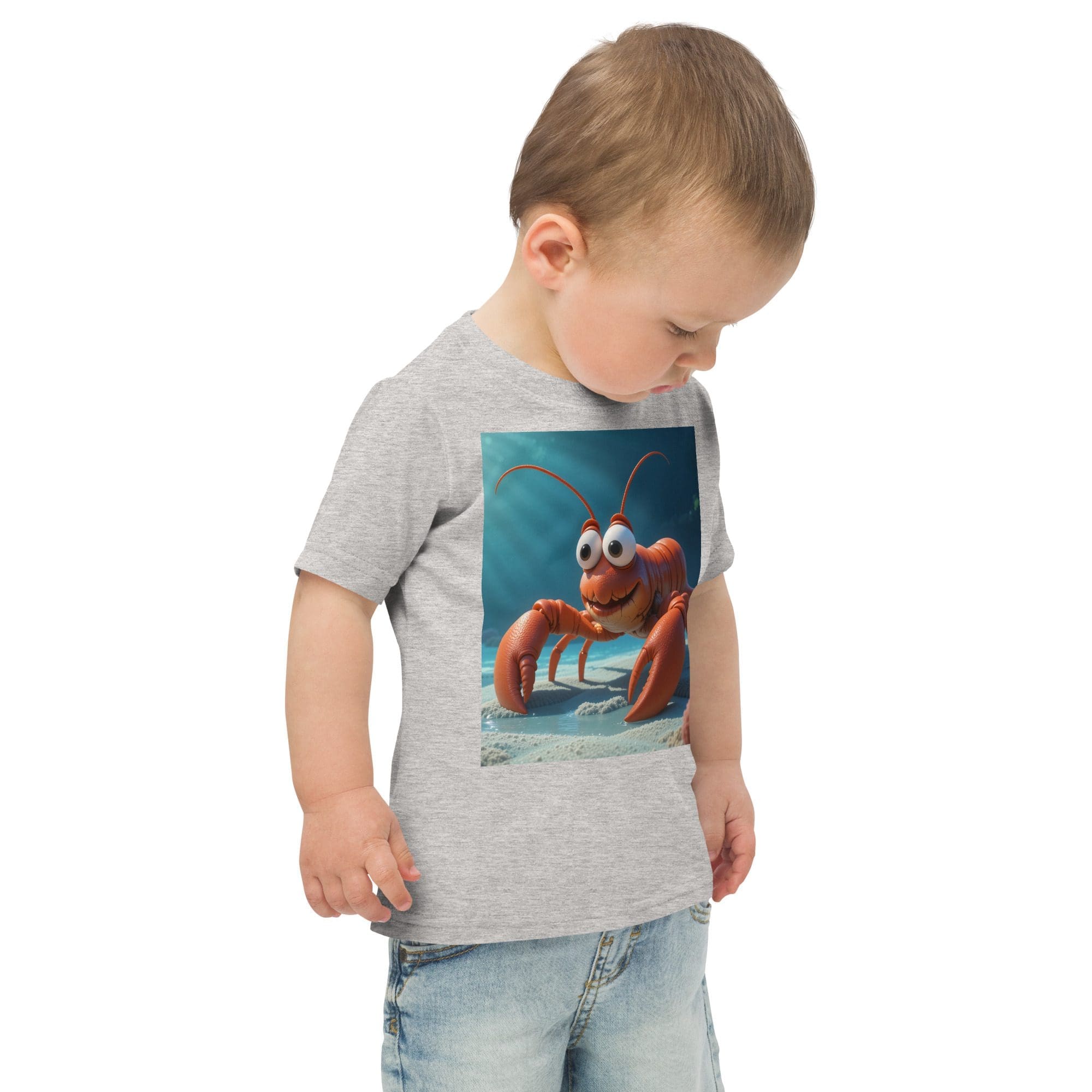 Lobster Toddler Jersey T-Shirt | Organic Cotton | 2T to 4T - Image 12